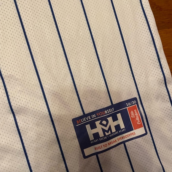 HDMH (Height Doesnt Measure Heart) Marcus Stroman “UNFAZED” Mets Jersey LARGE - Picture 3 of 4